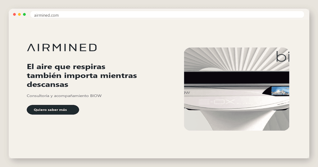Portada de airmined.com