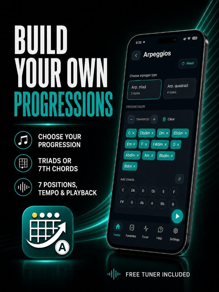 DroPilot Arpeggios: build your own progressions