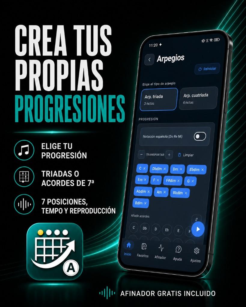 DroPilot Arpegios: crea tus propias progresiones